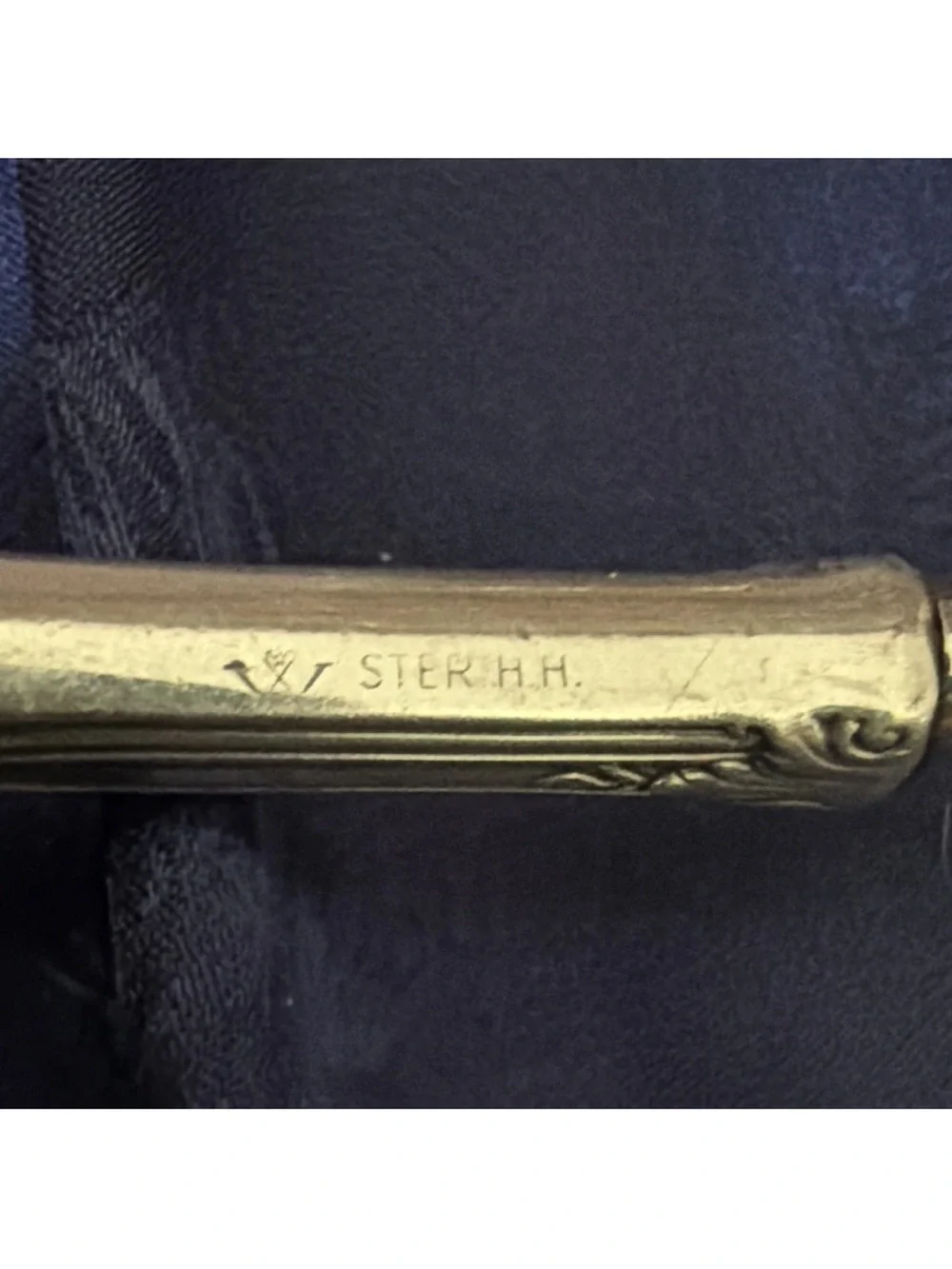 STER H.H. Sterling Silver (.925) Knife Handle w/Silver Plate Blade Flatware